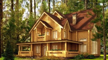 Дома из бревна: достоинства, особенности строительного материала и основные этапы строительства дома